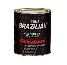 Tinta automotiva base poliéster preto global gm 12 900ml