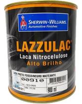 Tinta Automotiva Laca Preto Semi-brilho Lazzuril 900ml 06un