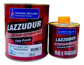 Tinta Automotiva Pu Branco Puro Ii Brihante Kit 0,9l Lazzuriv