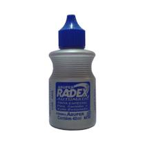 Tinta Azul de Carimbo Automatico Autoentintado Radex 40 ml Refil