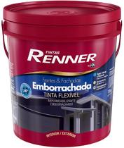 Tinta base emborrach renner frente/fach super intensa16l cor branca fosca