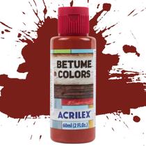Tinta Betume Colors Acrilex 60ML Castanho Claro