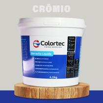 Tinta Borracha Líquida 4,1Lts Impermeabilizante Anti Fissuras Rachaduras Telhado Parede Chão Umidade Trincas Diversas Cores Colortec