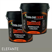 Tinta Borracha Líquida 4,5kg Emborrachada Elastexx Kit 2un - Colortexx