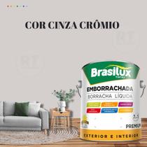 Tinta Borracha Líquida Cinza 3.2l Premium Brasilux