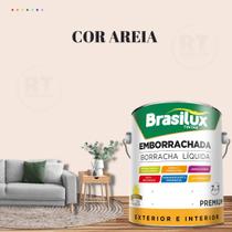 Tinta Borracha Líquida Cor Marrom Para Parede 3,2l Acrílica Lavável Antimofo.