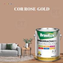 Tinta Borracha Líquida Cor Rosa Para Parede 3,2l Acrílica Base De Água Lavável Antimofo.