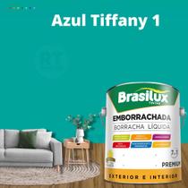 Tinta Borracha Líquida Cor Tiffany Para Parede 3,2L Acrílica Lavável Antimofo.