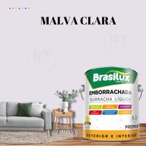 Tinta Borracha Líquida Para Parede Cor Roxo Brasilux 3,2l Acrílica Lavável Antimofo.
