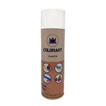 Tinta Branco Brilhante Plasti-k Spray Para Plástico Colorart