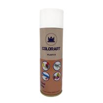 Tinta Branco Fosco Plasti-k Spray Para Plástico Colorart