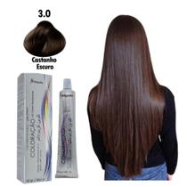 Tinta Cabelo Castanho Escuro Coloração 3.0 60g