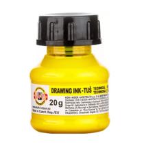 Tinta Caligrafia Drawing Ink 20gr Koh-i-noor Amarelo