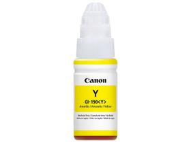 Tinta Canon GI190Y Amarela Original 70ml Alta Rendimento Mega Tank Tinta Canon GI190Y Amarela Original 70ml Alta Rendimento Mega Tank