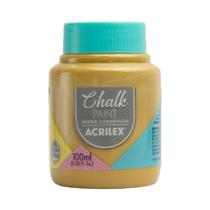 Tinta Chalk Paint 100Ml 1 Unidade Capim Dourado 453 Acrilex Tinta Chalk Paint 100Ml 1 Unidade Capim Dourado 453 Acrilex