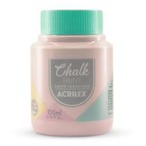 Tinta Chalk Paint Acrilex 100ml 862 Rosa Elisabete