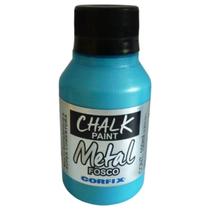 Tinta Chalk Paint Metal Fosco Corfix 407 Verde Tifani 100Ml Tinta Chalk Paint Metal Fosco Corfix 407 Verde Tifani 100Ml