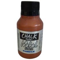 Tinta Chalk Paint Metal Fosco Corfix 482 Tangerina 100Ml