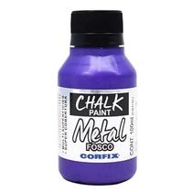 Tinta Chalk Paint Metálica Fosca Corfix 100ml - 23111