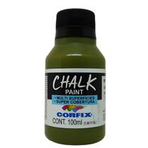 Tinta Chalk Paint Metálica Fosca Corfix 100ml - 23111