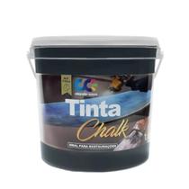 Tinta Chalk Pote Econômico 1KG Artesanato Decor Restauração Cor:Preto Tinta Chalk Pote Econômico 1KG Artesanato Decor Restauração Cor:Preto