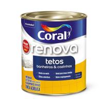 Tinta chega de mofo renova tetos banheiro & cozinha 900 ml coral