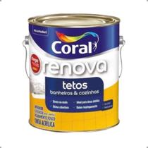 Tinta Chega De Mofo Tetos E Paredes Branco Coral 3,6l Tinta Chega De Mofo Tetos E Paredes Branco Coral 3,6l
