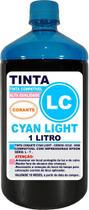 Tinta Ciano Light 1 Litro Compatível Impressoras L800 L801 L805 L1800