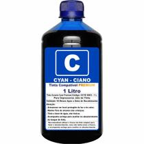 Tinta Ciano Para Impressoras L4260 L4160 L4150 Compatível Refil 504 1 Litro