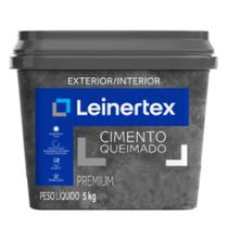 Tinta Cimento Queimado Cinza Granito 5kg - Leinertex