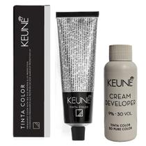Tinta Coloração Keune 10 Louro Extra Claro + Developer 30vol