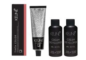 Tinta Coloração Keune 6.5 Louro Esc Mogn + 2 Developer 20vol