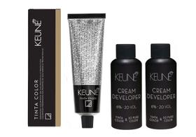 Tinta Coloração Keune 7.38 Louro Med Ave + 2 Developer 20vol