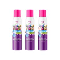 Tinta Colorida Temporaria Aeroflex Pink Neon 150Ml - 3Un