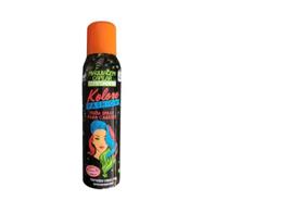Tinta Colorida Temporária Para Cabelo Spray 150ml Laranja Kolore