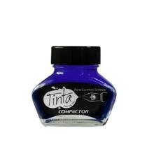 Tinta Compactor para caneta tinteiro classic blue 30ml
