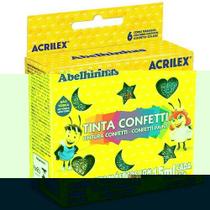Tinta Confetti 15ml 6 Cores Acrilex