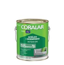 Tinta Coral Coralar Branco Neve 3,6 Litros Acrilico + Desempenho