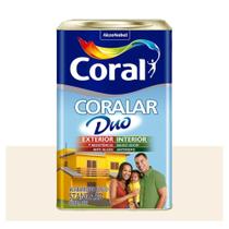 Tinta Coral Econômica Coralar Duo acrílica fosca branco 18L