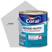 Tinta Coral Rende Muito Paredes e Tetos Cromio 3,2L