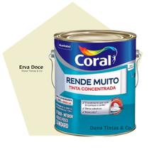 Tinta Coral Rende Muito Paredes e Tetos Erva Doce 3,2L