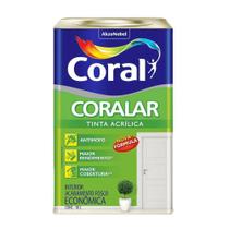 Tinta Coralar Acrílica Branco Neve 18L Coral