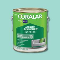 Tinta Coralar Acrilico Galao - Verde Piscina 3,6L