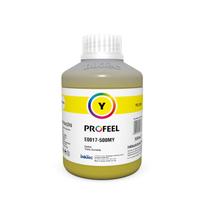 Tinta Corante Profeel E0017 500ml Amarelo Compatível com Impressora Jato de Tinta L380 L365 L375 L3110 L3150 L3210 L3250 L800 L801 L810 L850 L1800