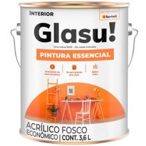 Tinta Cores Suvinil Essencial Pintura Acrílica Látex Parede interior teto Acabamento Fosco 3,6 Litros Galão economica Tinta Cores Suvinil Essencial Pintura Acrílica Látex Parede interior teto Acabamento Fosco 3,6 Litros Galão economica