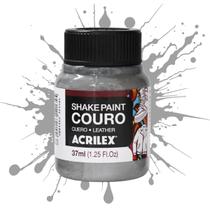 Tinta Couro Acrilex Shake Paint 37 ml Cinza