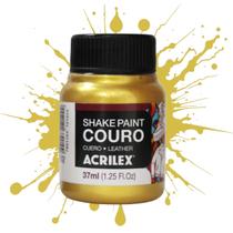 Tinta Couro Acrilex Shake Paint 37 ml Ouro