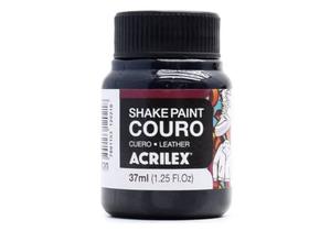 Tinta Couro Shake Paint 520 37ml Preto Acrilex