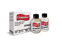 Tinta Craquelex Color 2 Potes 100ml Incolor Acrilex