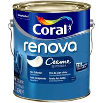 Tinta Creme Renova 3,2 Litros Branco - 5299824 - CORAL